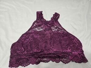 True medium women's purple lace Bralette